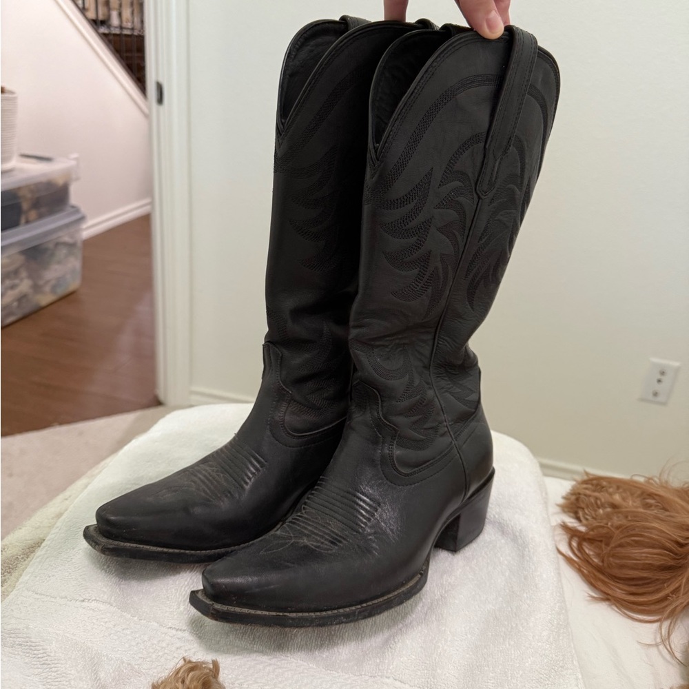 Tecovas Black Women's Cowboy Boots - Annie - Picture 2 of 5